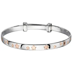 Little Star Jessica Sterling Silver Baby Bangle LSB0131