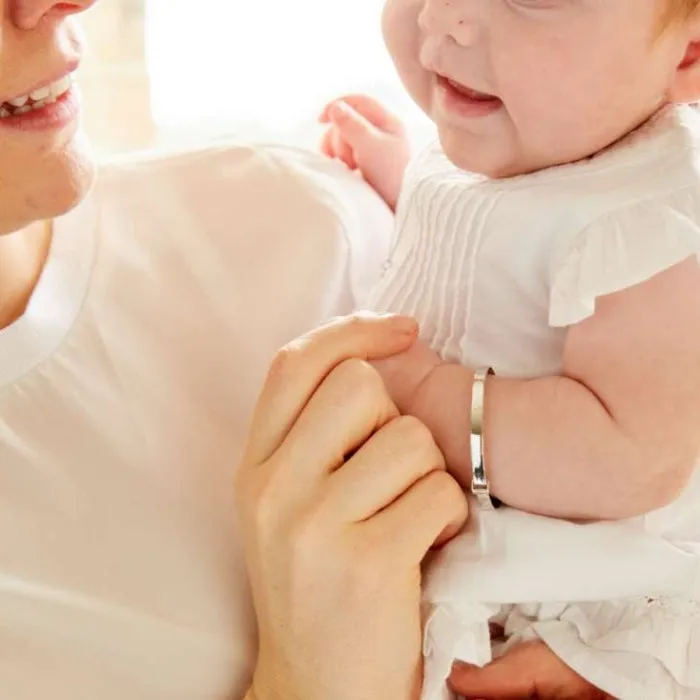 Little Star Jessica Sterling Silver Baby Bangle LSB0131