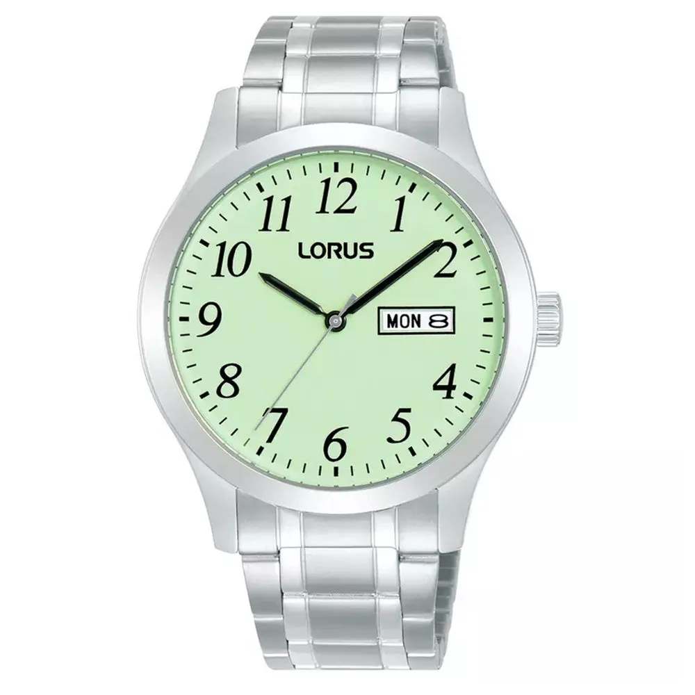Lorus Luminous Dial Easy Reader Mens Watch RXN83DX9