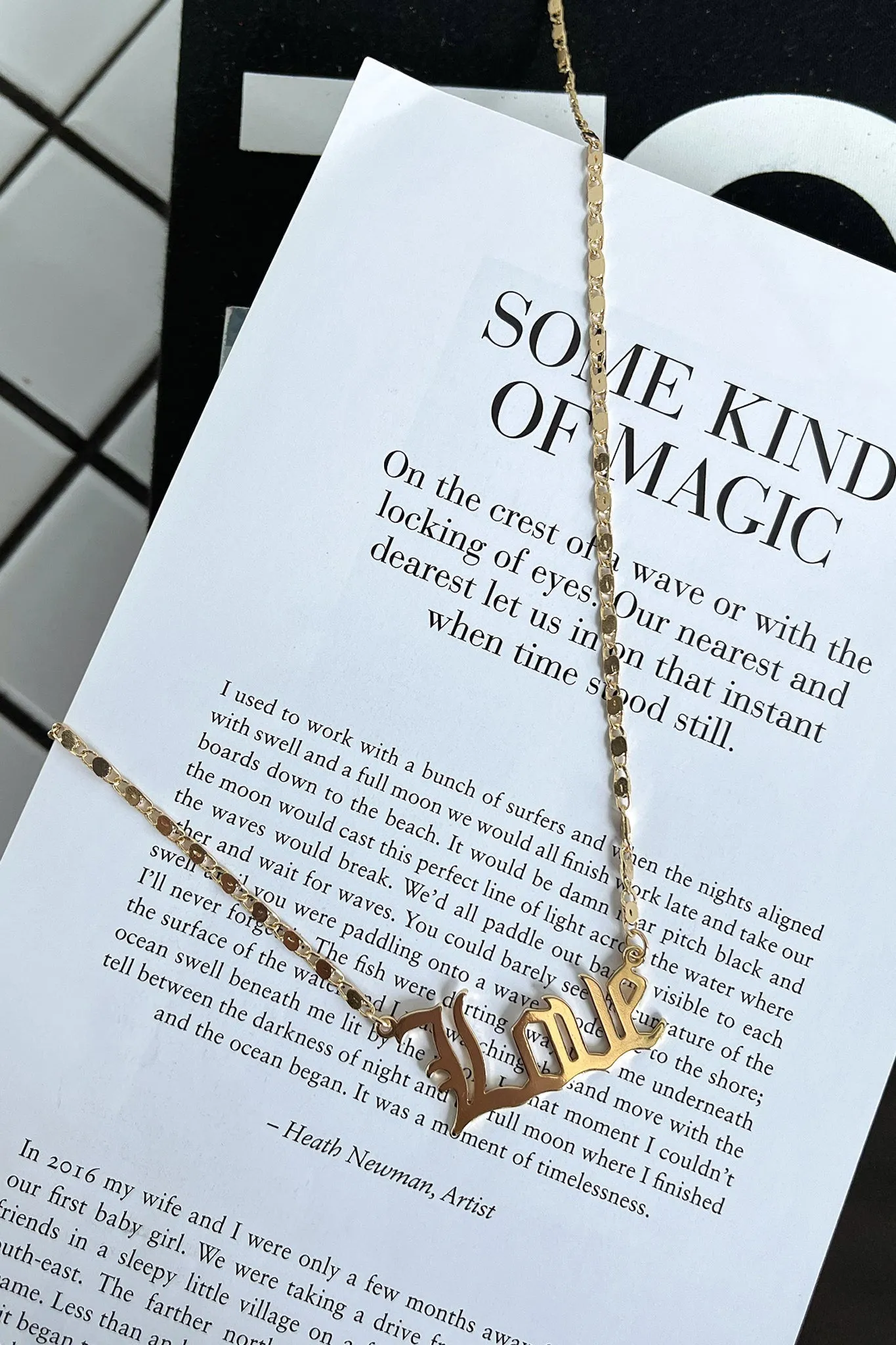 Love Necklace - Gold
