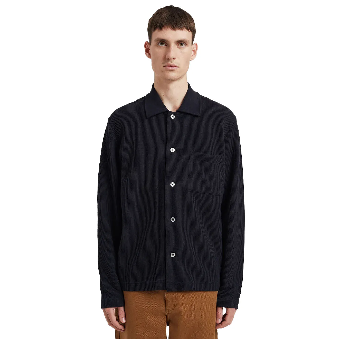 Luxury Feel Norse Projects Jorn Double Face Overshirt Dark Navy  Ends Soon!