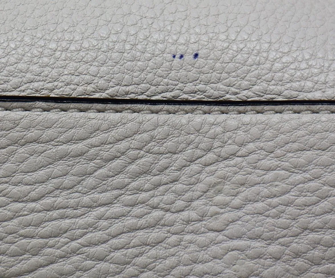 Marc Jacobs White Grained Leather Crossbody