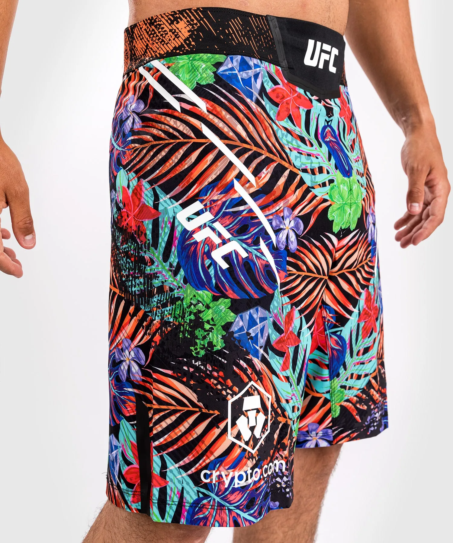 Men's UFC Unrivaled by Venum Blue Dustin Poirier Long Fit Fight Short