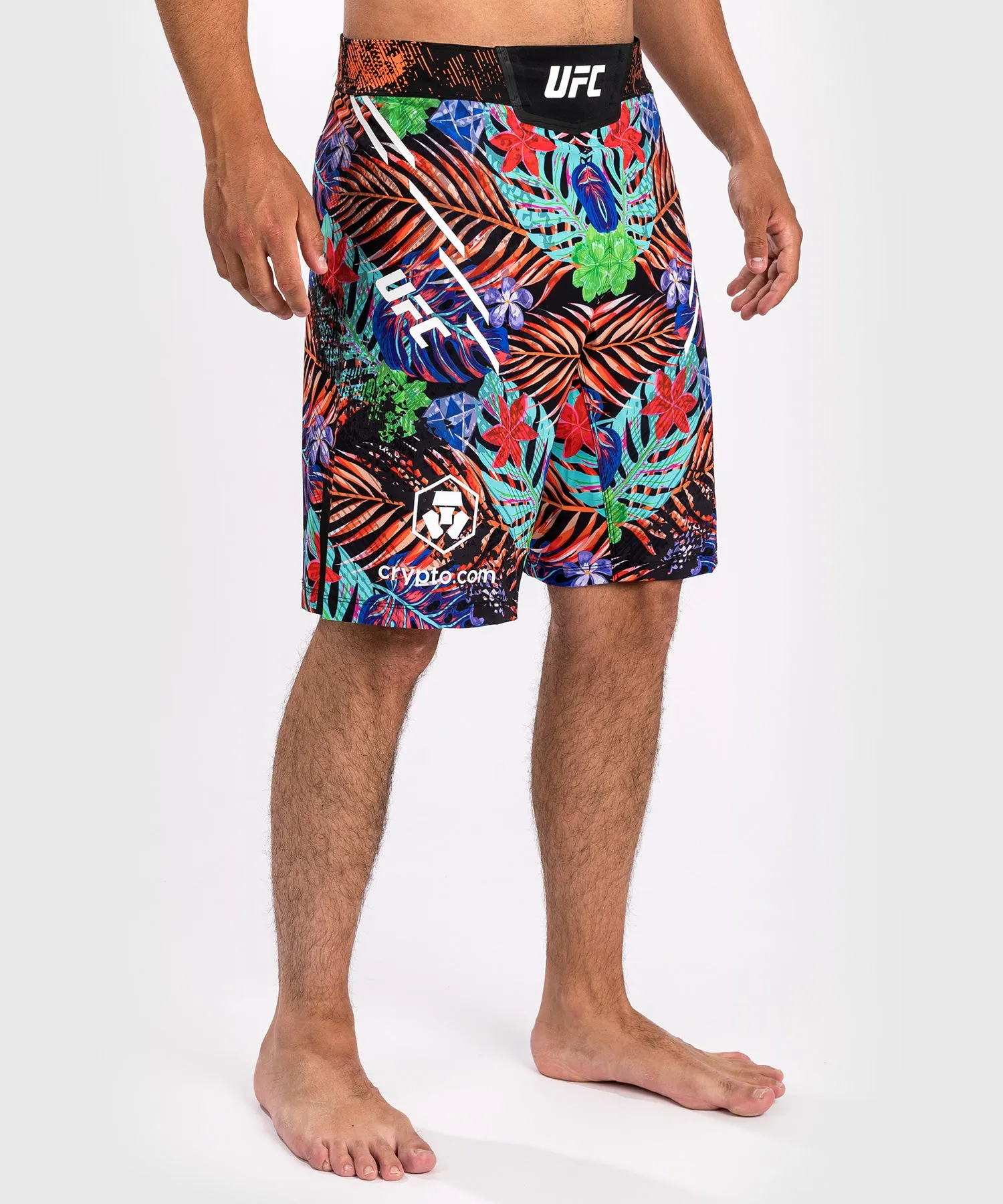 Men's UFC Unrivaled by Venum Blue Dustin Poirier Long Fit Fight Short