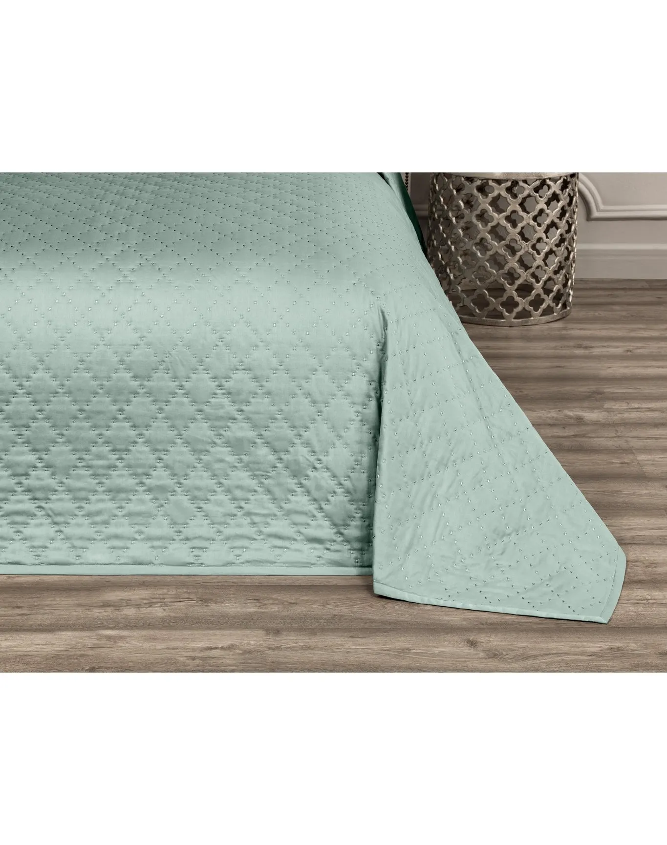 Mistik Quilted Cotton Comforter | Turquoise TOGAS
