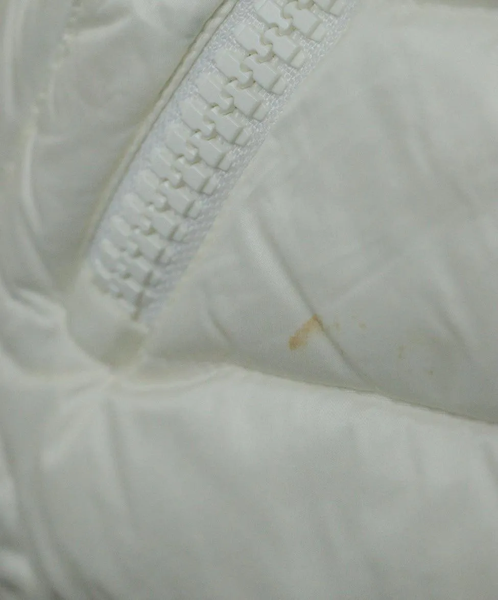 Moncler Ivory Puffer Hoodie sz 2