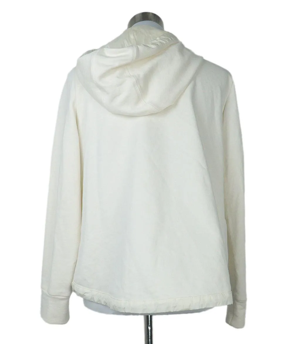 Moncler Ivory Puffer Hoodie sz 2