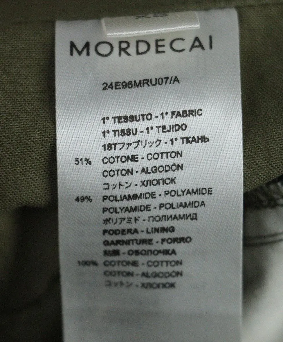 Mordecai Olive Green Cotton Pants sz 4