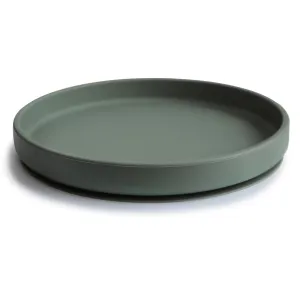 Mushie Classic Silicone Suction Plate Dried Thyme: A Stay-Put Solution for Mess-Free Mealtimes