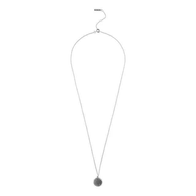 Olivia Burton Bejewelled Classics Disc Silver Necklace OBJCON76