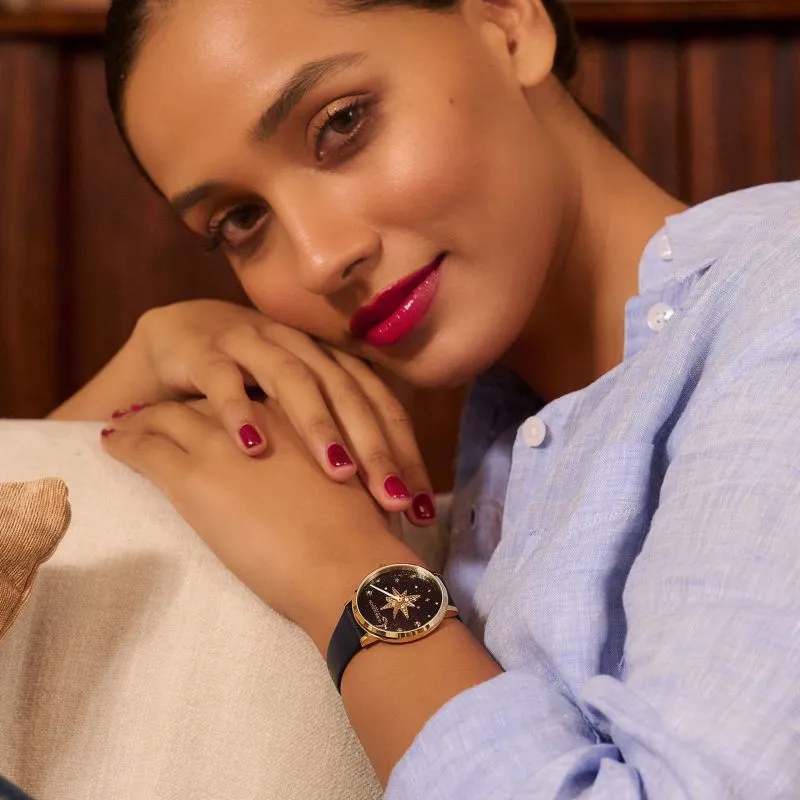 Olivia Burton Celestial Nova Sapphire Blue Ladies Watch 24000081