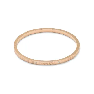 Olivia Burton Classic Linear Carnation Gold Bangle 24100015