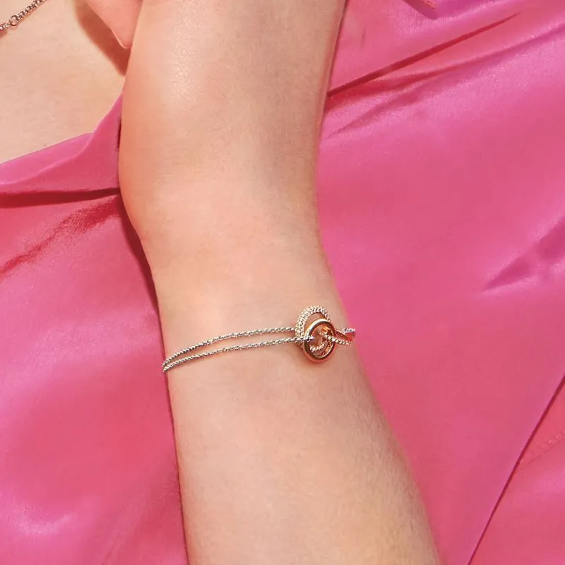 Olivia Burton Entwine Crystal Interlink Bracelet 24100006