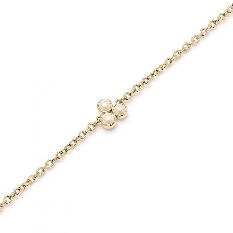 Olivia Burton Gold Peal Cluster Bracelet 24100069