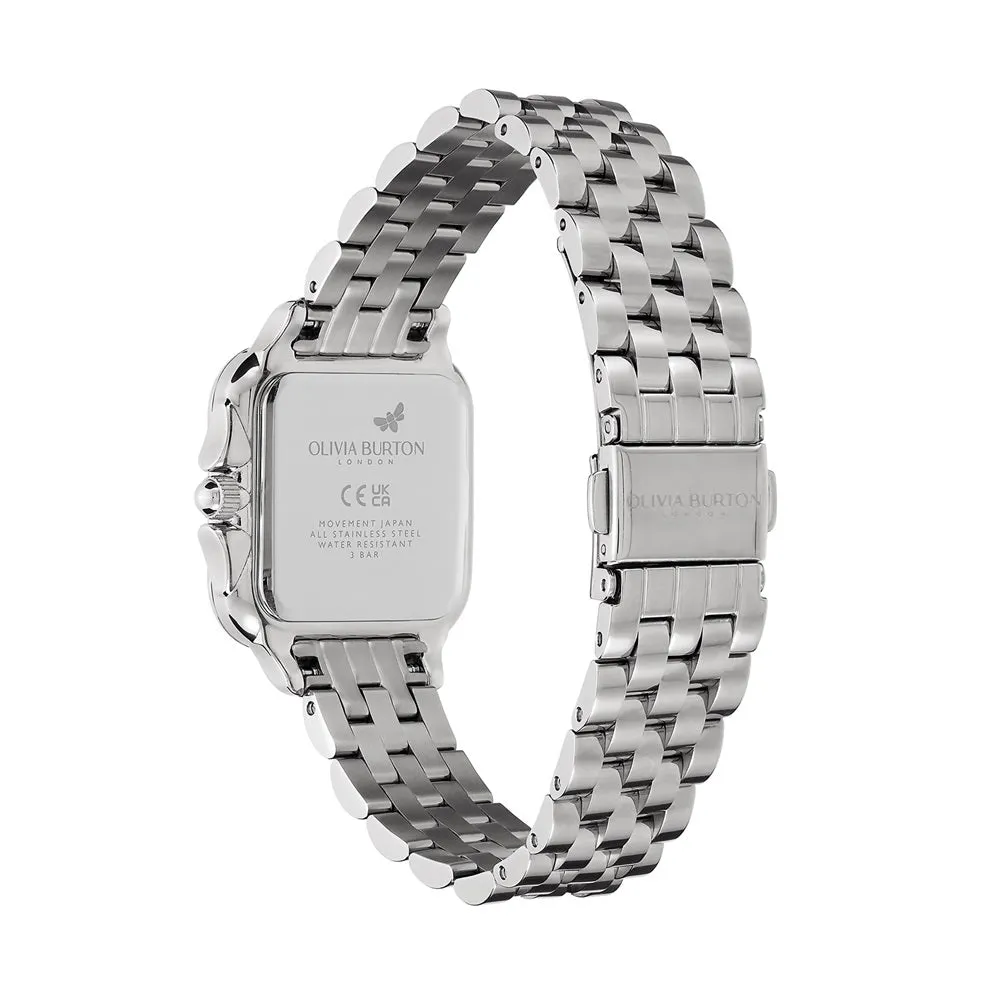 Olivia Burton Grosvenor Blue Stainless Steel Ladies Watch 24000083