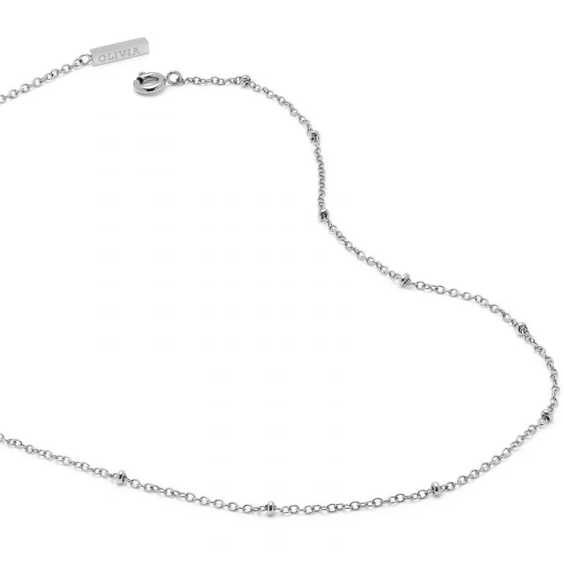 Olivia Burton Illusion Silver Stacking Necklace 24100075