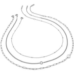 Olivia Burton Illusion Silver Stacking Necklace 24100075
