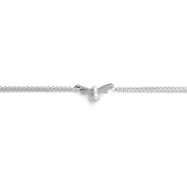 Olivia Burton Lucky Bee Silver Bracelet OBJAMB45N