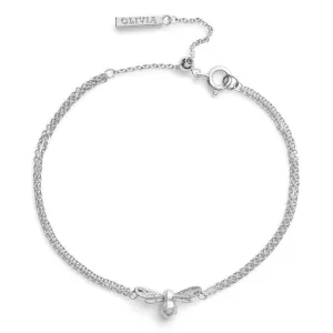 Olivia Burton Lucky Bee Silver Bracelet OBJAMB45N