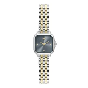 Olivia Burton Mini Grosvenor Chalk Blue and Two Tone Watch 24000258