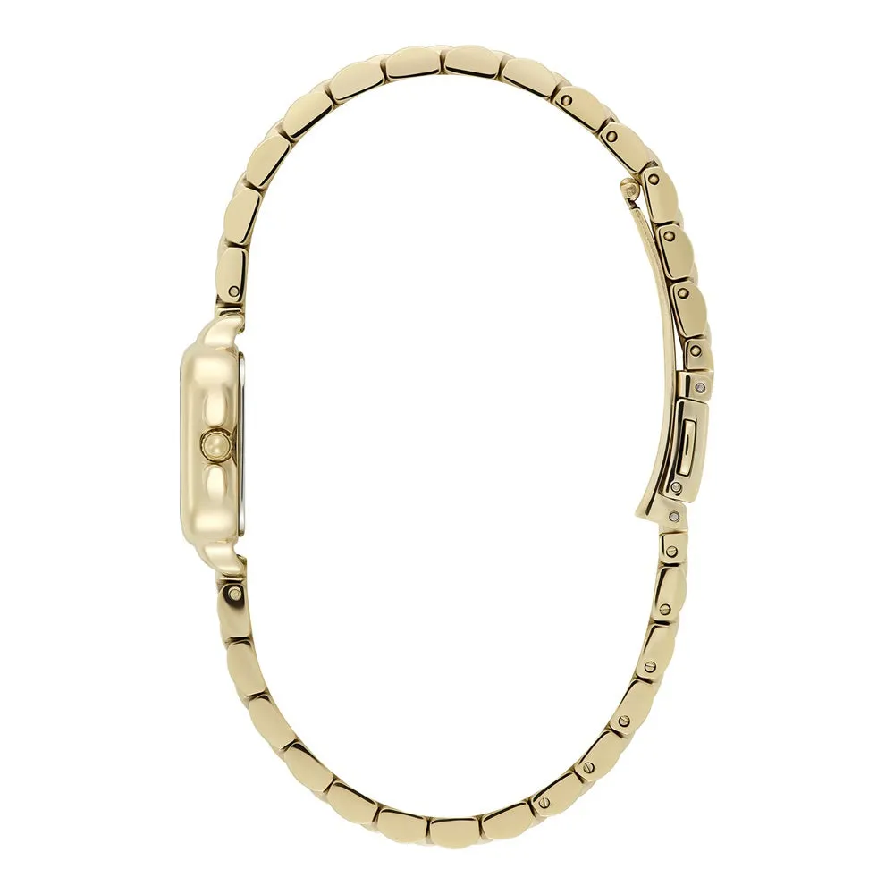 Olivia Burton Mini Grosvenor Ivory and Gold Watch 24000257