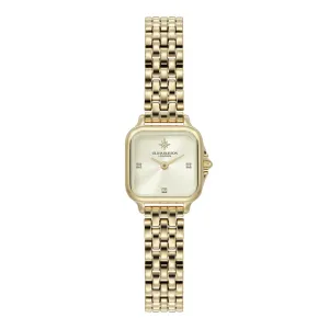 Olivia Burton Mini Grosvenor Ivory and Gold Watch 24000257