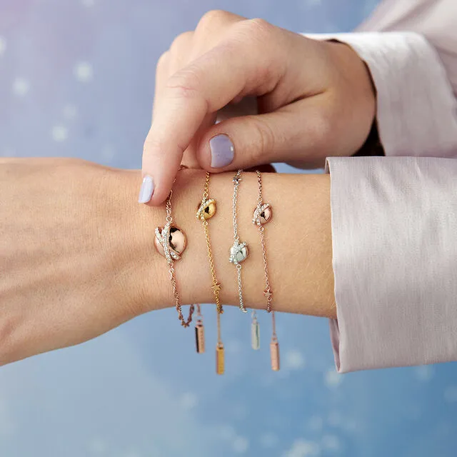Olivia Burton Planet Rose Gold Bracelet OBJCLB37