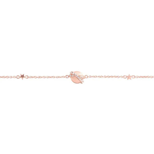 Olivia Burton Planet Rose Gold Bracelet OBJCLB37