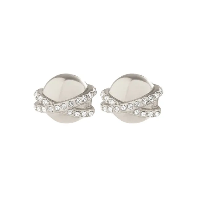 Olivia Burton Planet Silver Stud Earrings OBJCLE47