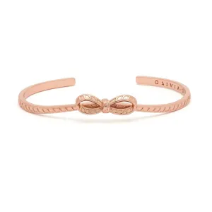Olivia Burton Rose Gold Bow Bangle OBJVBB26