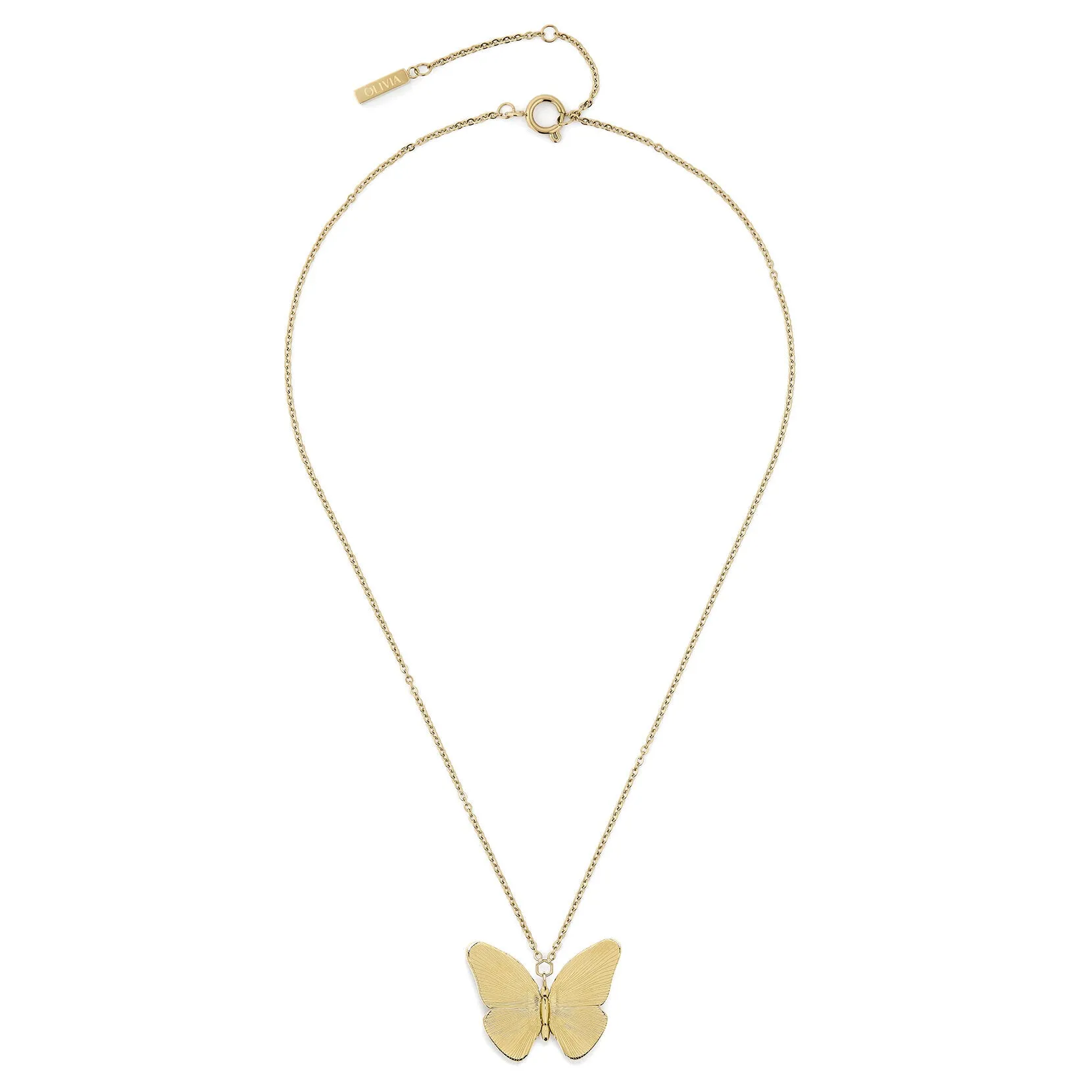 Olivia Burton Signature Butterfly Gold Necklace 24100119