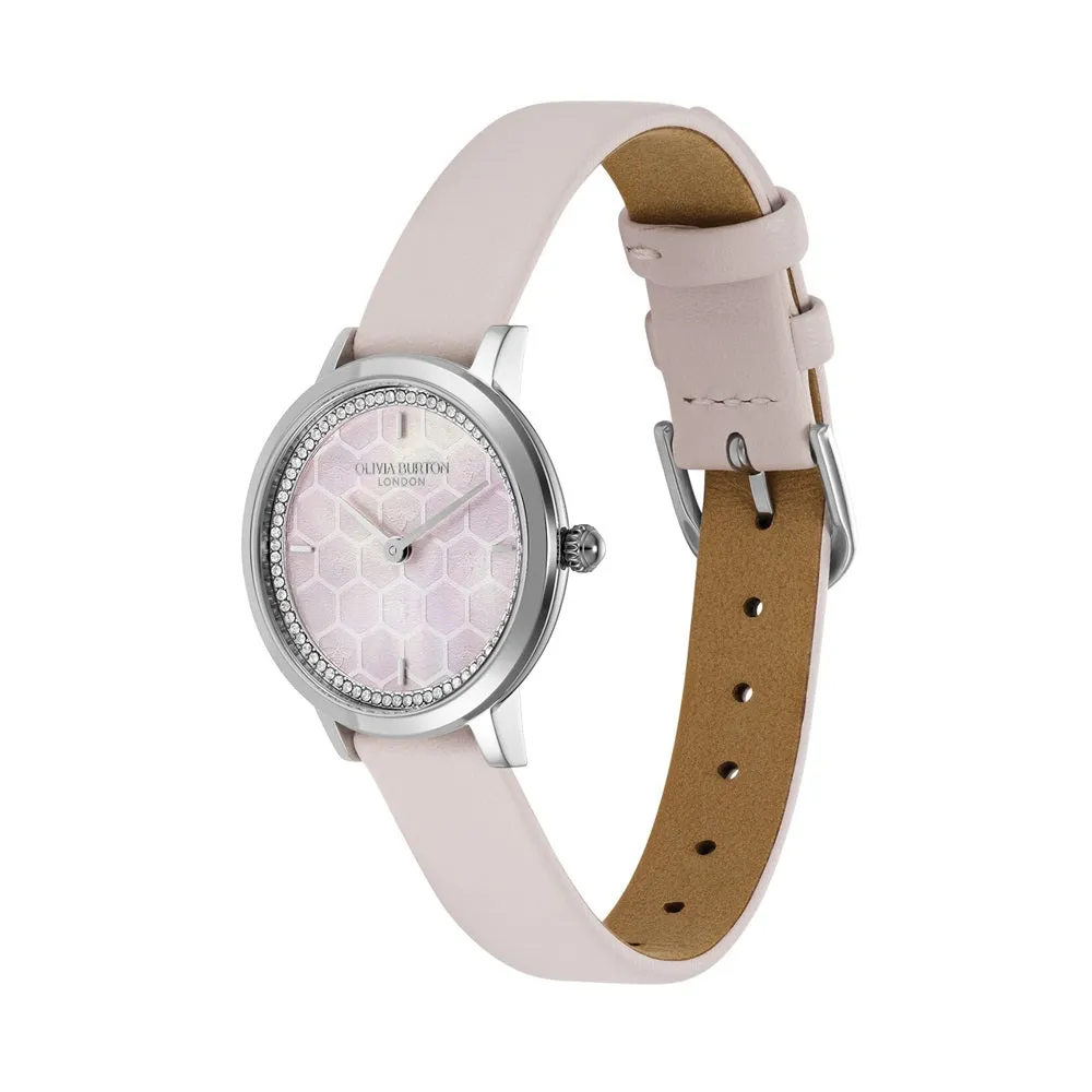 Olivia Burton Signature Honeycomb Ultra Slim Ladies Watch 24000270