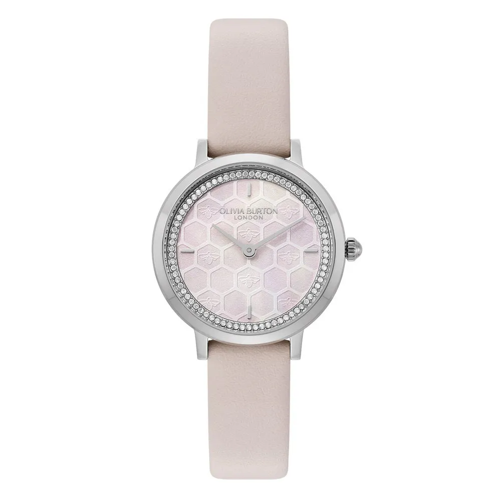 Olivia Burton Signature Honeycomb Ultra Slim Ladies Watch 24000270