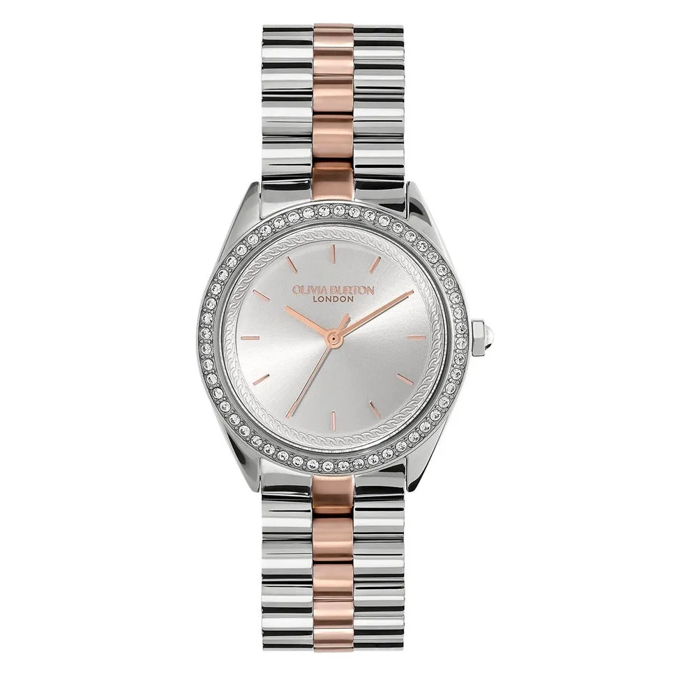 Olivia Burton Sports Luxe Two Tone Ladies Watch 24000138