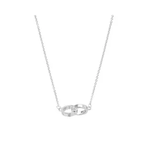 Olivia Burton The Classics Silver Interlink Necklace OBJ16ENN54