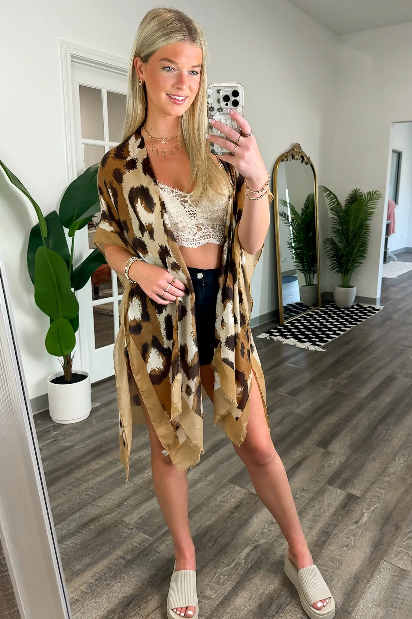 Paulinah Animal Print Kimono - FINAL SALE