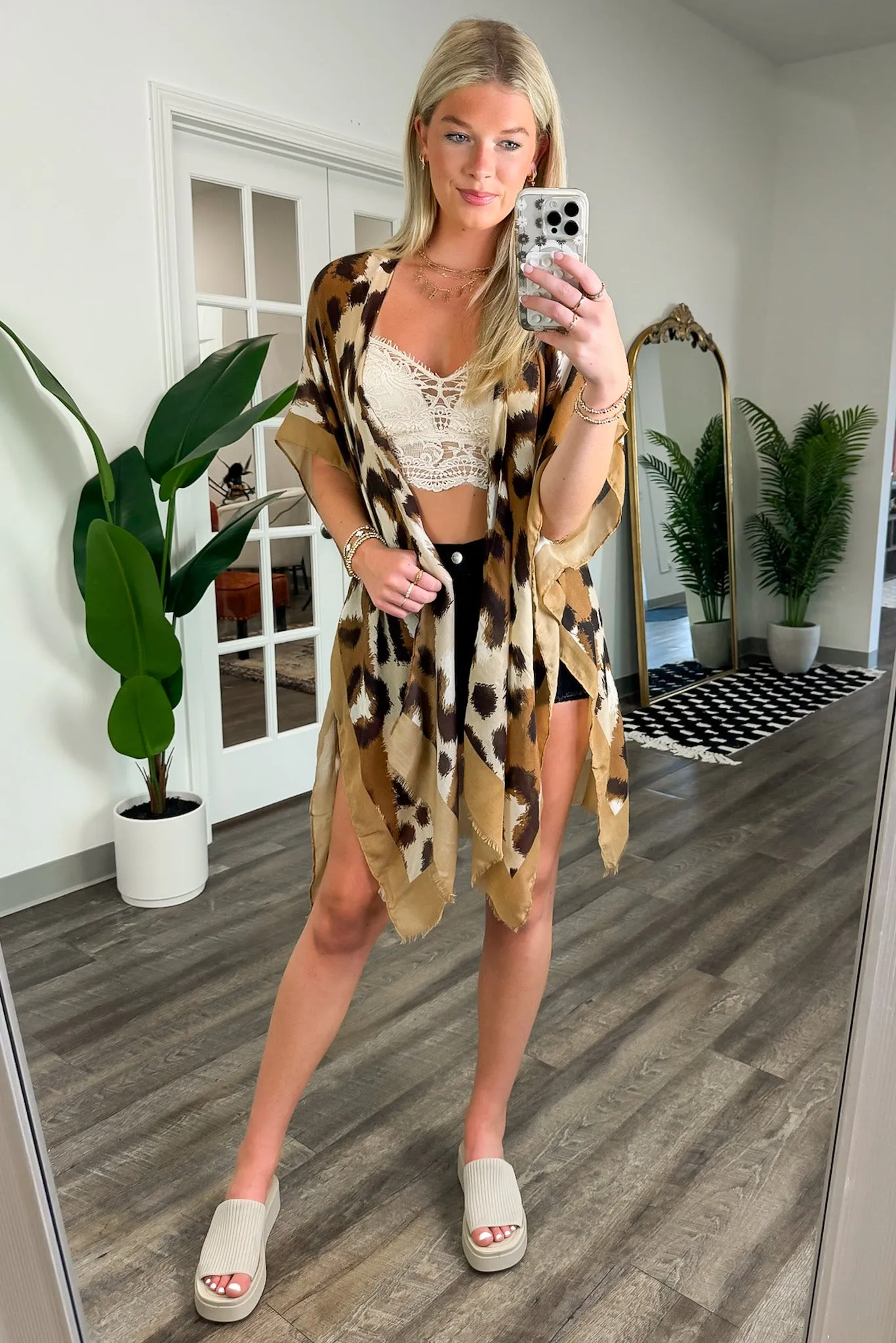 Paulinah Animal Print Kimono - FINAL SALE