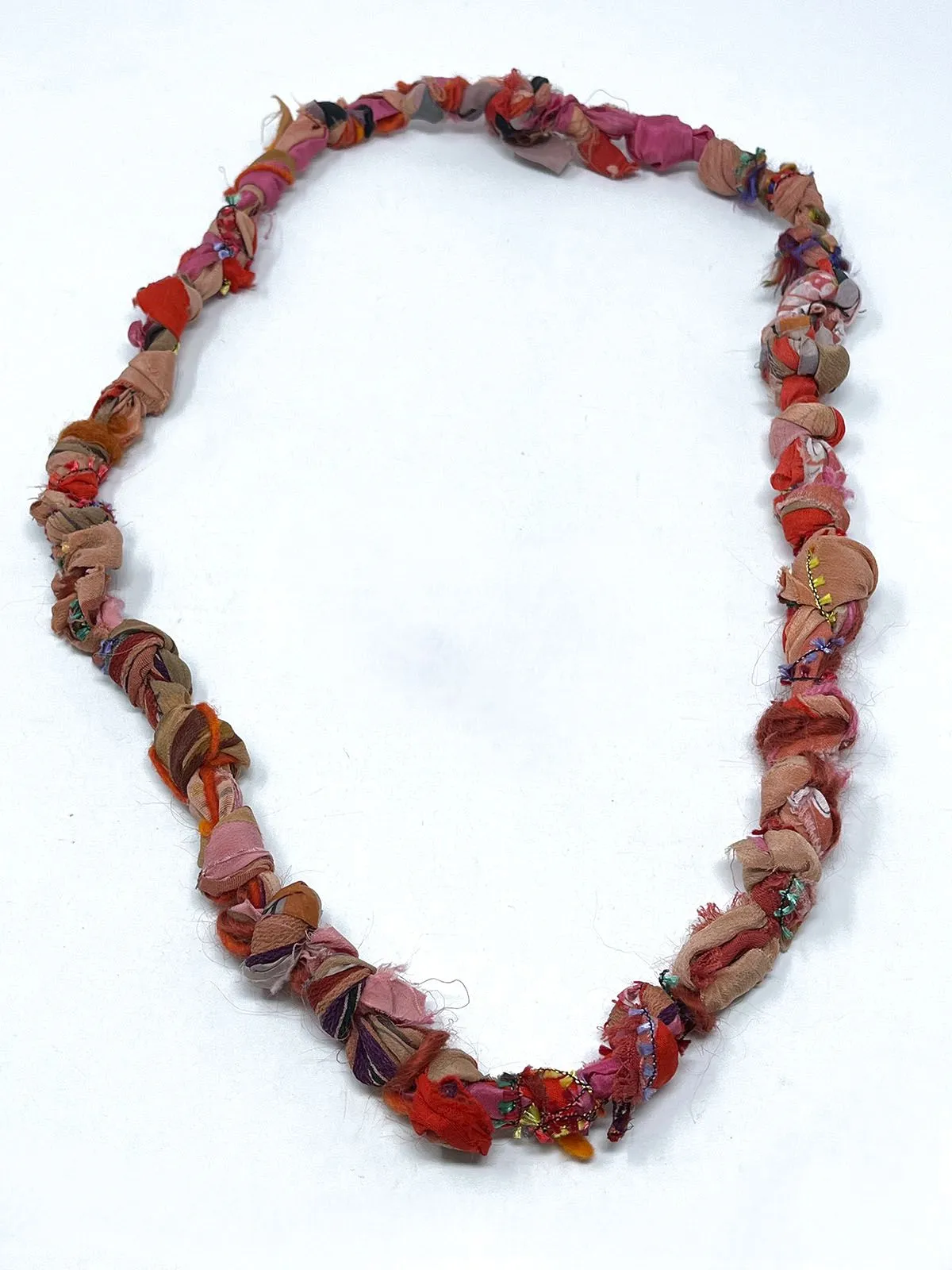 Pink & Beige Handmade Necklace