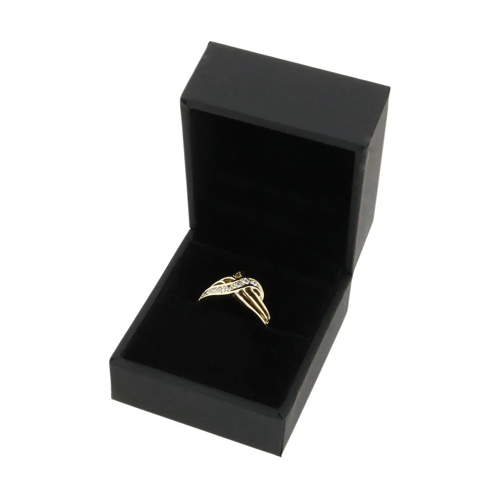 Pre Owned 14ct Yellow Gold Cubic Zirconia Dress Ring