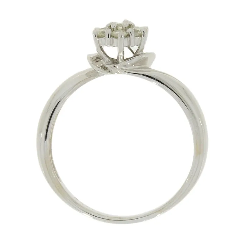Pre Owned 18ct White Gold 0.35cts Diamond Cluster Ring