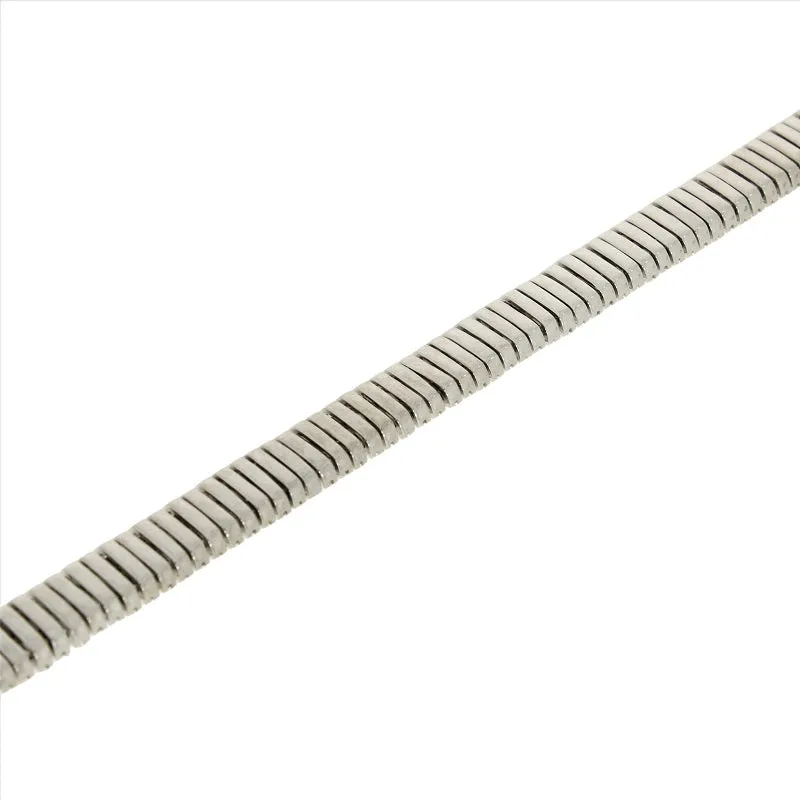Pre Owned 18ct White Gold 3.97cts Brilliant Cut Diamond Bracelet