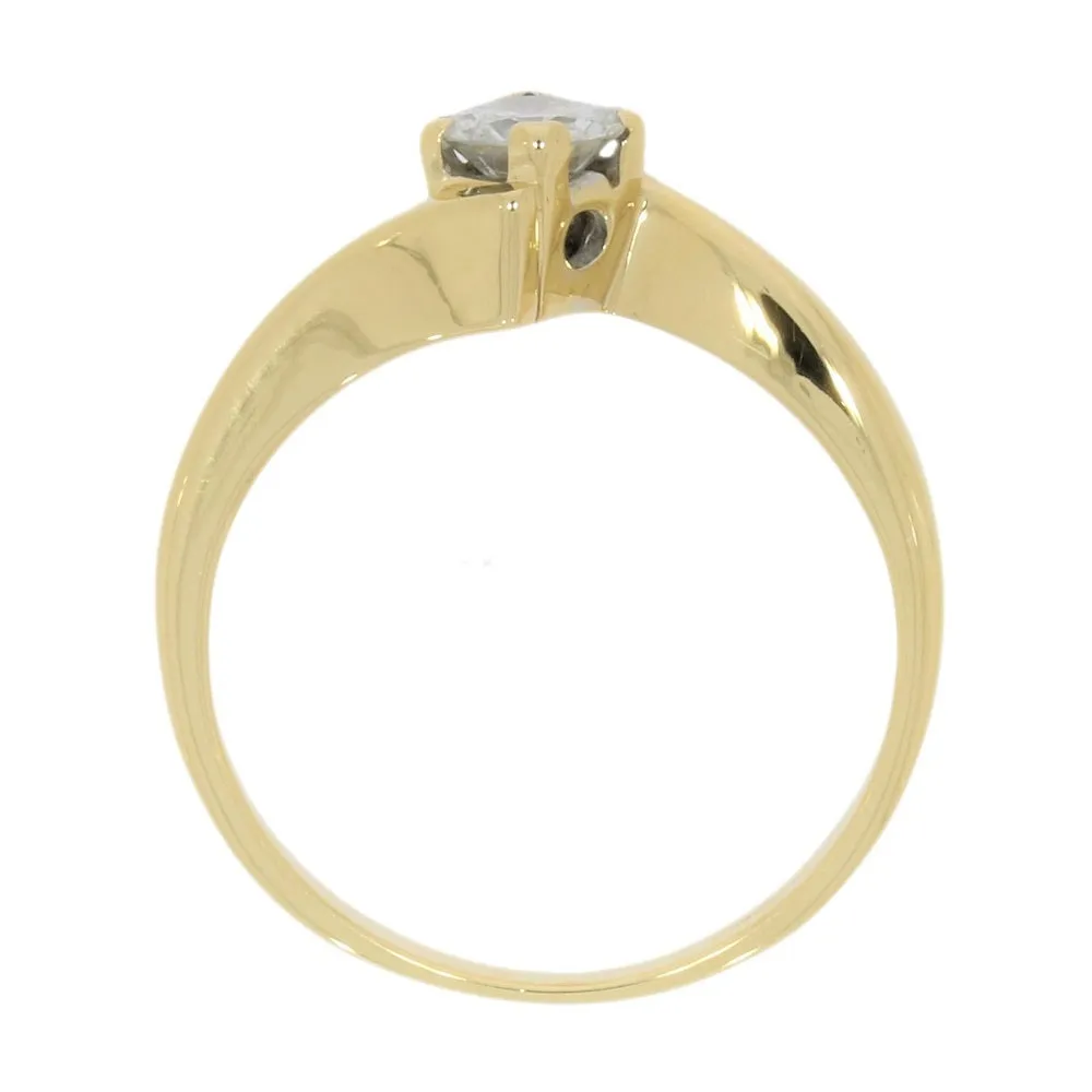 Pre Owned 18ct Yellow 0.25cts Solitaire Diamond Ring