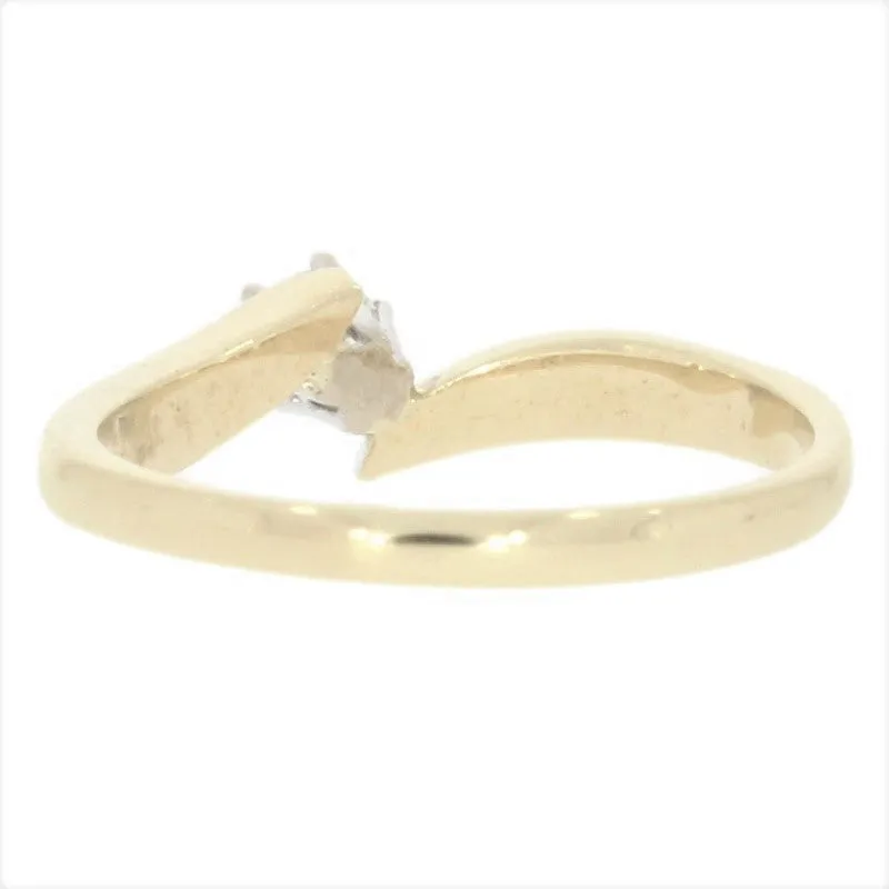 Pre Owned 18ct Yellow Gold 0.15ct Diamond Solitaire Ring