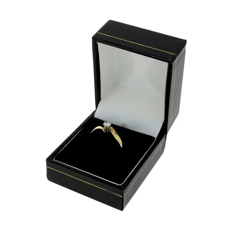 Pre Owned 18ct Yellow Gold 0.15ct Diamond Solitaire Ring