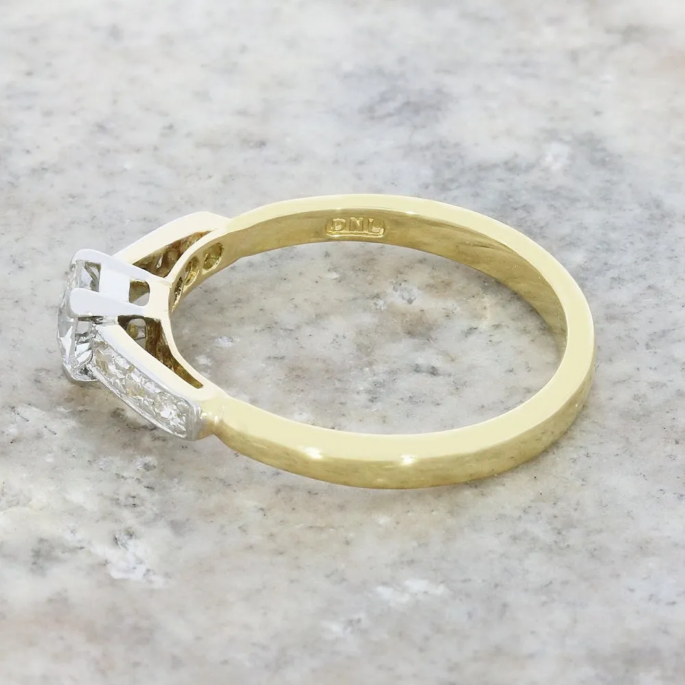 Pre Owned 18ct Yellow Gold Diamond Solitaire Ring