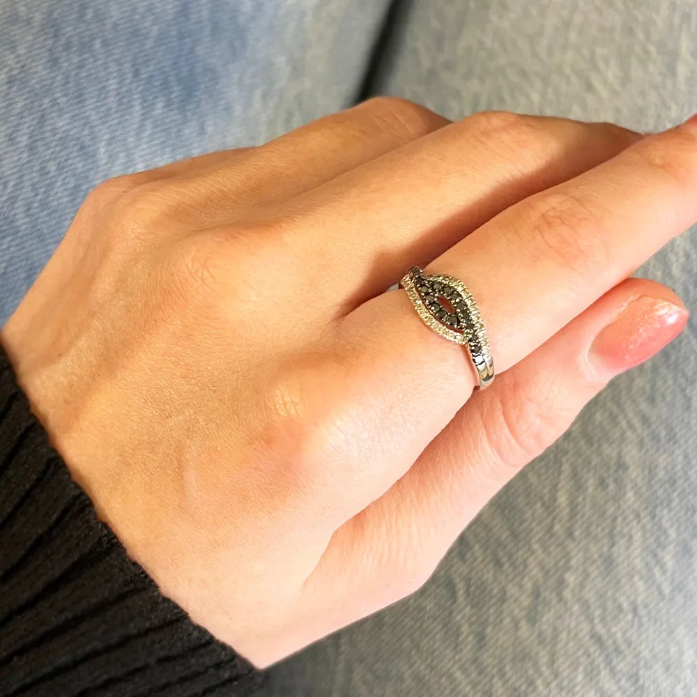 Pre Owned 9ct White Gold 0.25cts Diamond Ring