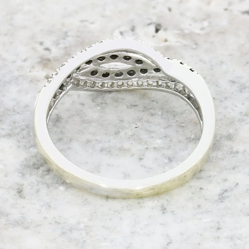 Pre Owned 9ct White Gold 0.25cts Diamond Ring
