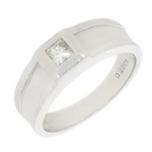 Pre Owned 9ct White Gold 0.25cts Diamond Solitaire Ring