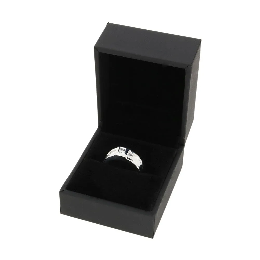 Pre Owned 9ct White Gold 0.25cts Diamond Solitaire Ring