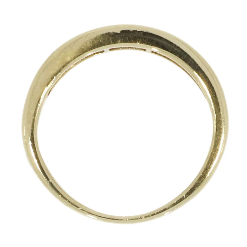 Pre Owned 9ct Yellow Gold 0.33cts Diamond Half Eternity Ring